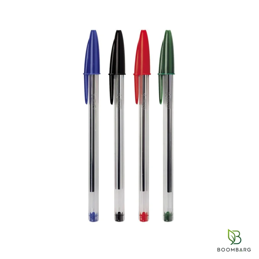 خودکار BIC Cristal Large نوک 1.6 میلی‌متر در رنگ‌های آبی، مشکی، قرمز و سبز - بومبرگ