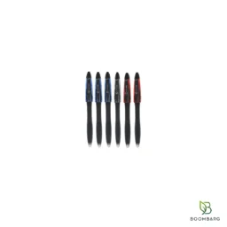 خودکار ژله‌ای سی کلاس مدل Wave نوک 0.7 میلی‌متر در رنگ‌های آبی، مشکی و قرمز - بومبرگ
