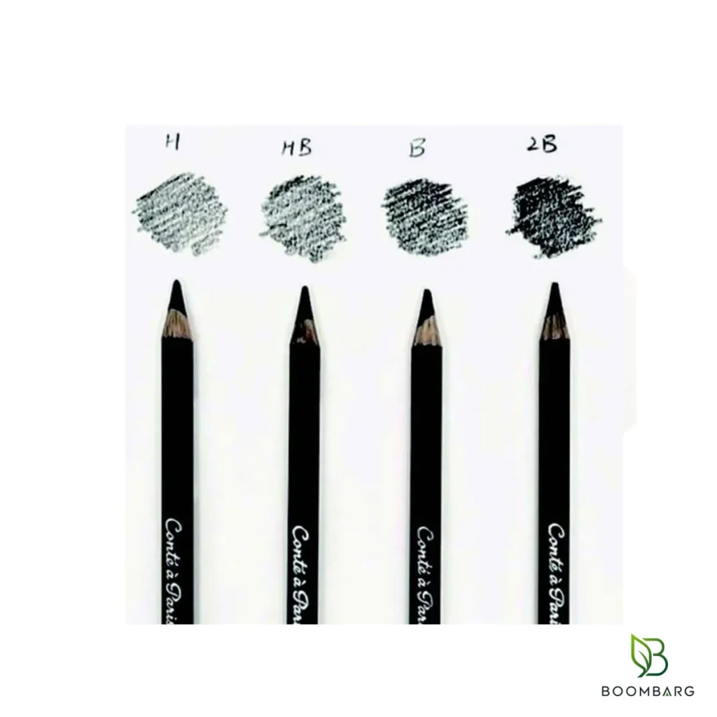 مداد زغالی کنته پاریس Charcoal 728 در درجات H، HB، B و 2B - بومبرگ