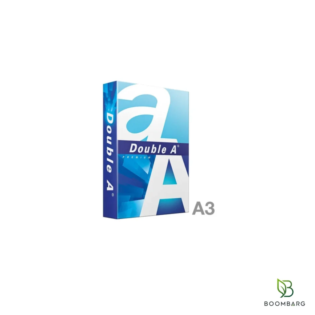 کاغذ Double A سایز A3 وزن 80 گرم بسته 500 برگ - بومبرگ
