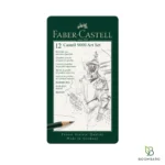 ست مداد طراحی فابر کاستل Castell 9000 Art Set جعبه فلزی 12 عددی - بومبرگ