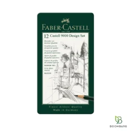 ست مداد طراحی فابر کاستل Castell 9000 Design Set جعبه فلزی 12 عددی - بومبرگ
