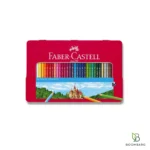 مداد رنگی 36 رنگ فابر کاستل Classic Colour کد 115886 جعبه فلزی - بومبرگ