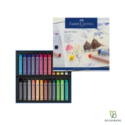 پاستل گچی نرم فابر کاستل Creative Studio 128324 بسته 24 رنگ - بومبرگ