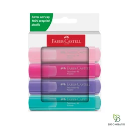 ماژیک هایلایتر فابر کاستل Textliner 46 Pastel بسته ۴ عددی