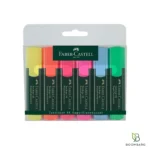 ماژیک هایلایتر فابر کاستل Textliner 48 Superfluorescent در ۶ رنگ