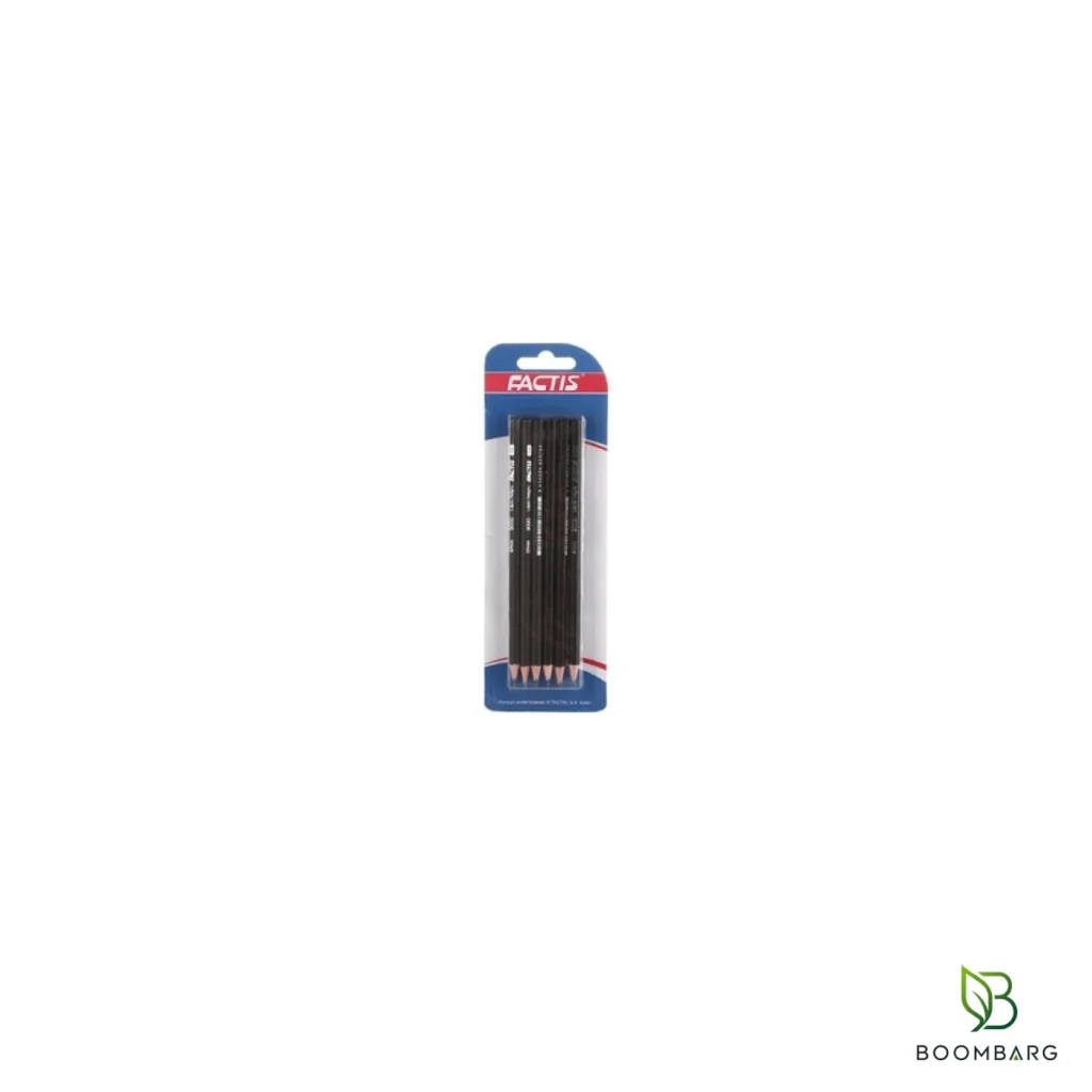 مداد مشکی فکتیس مدل Negro درجه سختی HB - بومبرگ