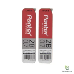 نوک مداد نوکی پنتر Hi-Polymer قطر 0.7 میلی‌متر درجه 2B بسته 2 عددی - بومبرگ