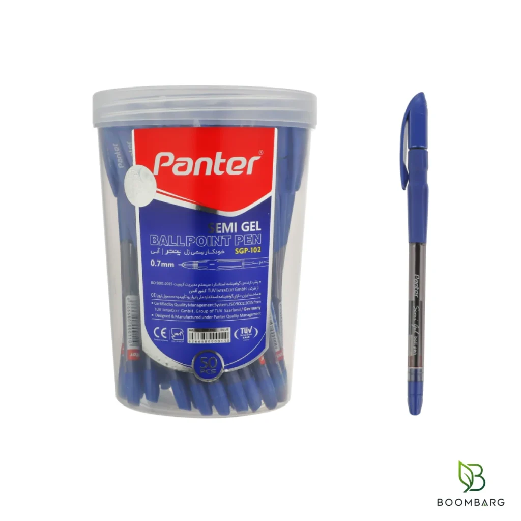 خودکار پنتر مدل Semi Gel لیوان 50 عددی نوک 0.7 میلی‌متر - بومبرگ