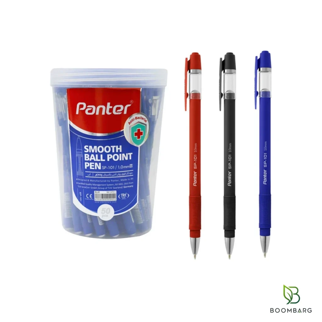 خودکار پنتر مدل SP-101 لیوان 50 عددی نوک 1 میلی‌متر - بومبرگ