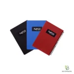 دفتر یادداشت متالیک پاپکو NB-647 بسته 3 عددی قرمز آبی مشکی - بومبرگ