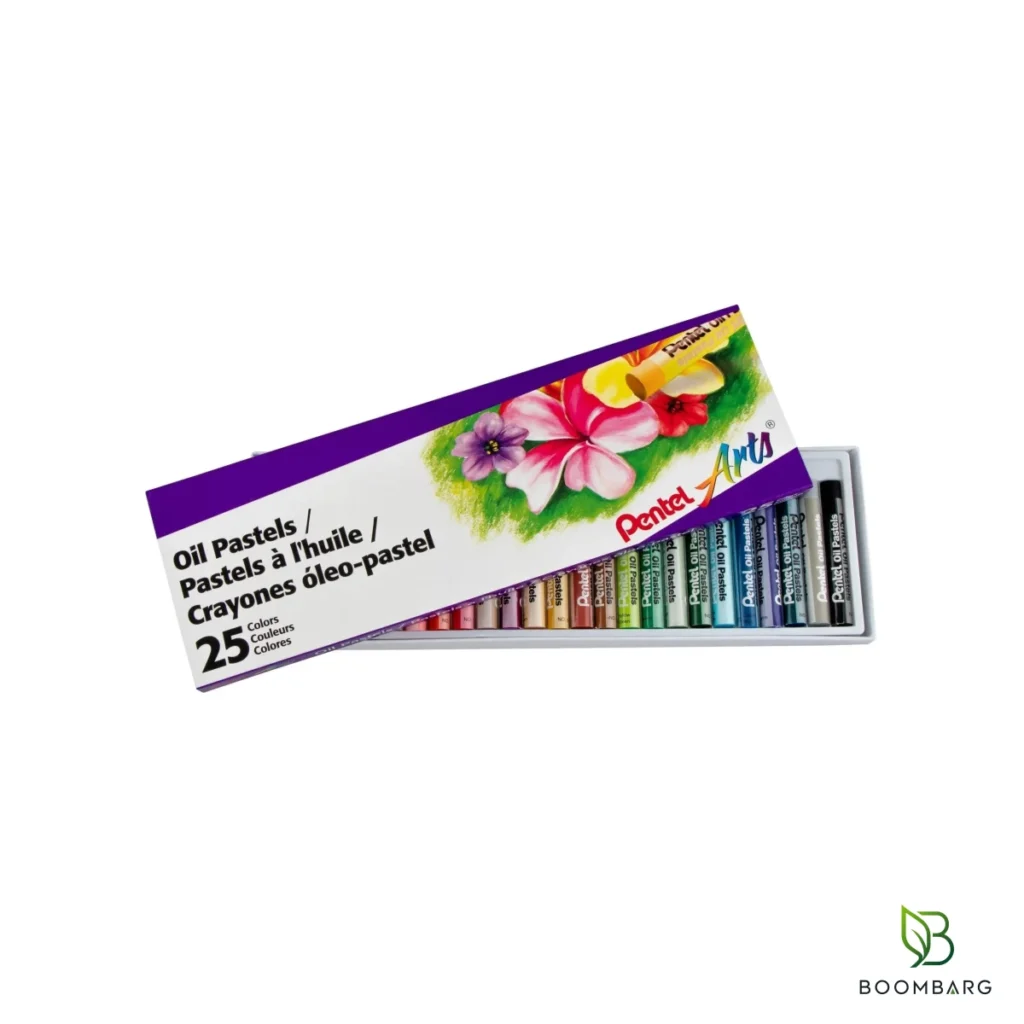 پاستل روغنی پنتل Pentel Arts PHN-25 بسته 25 رنگ - بومبرگ