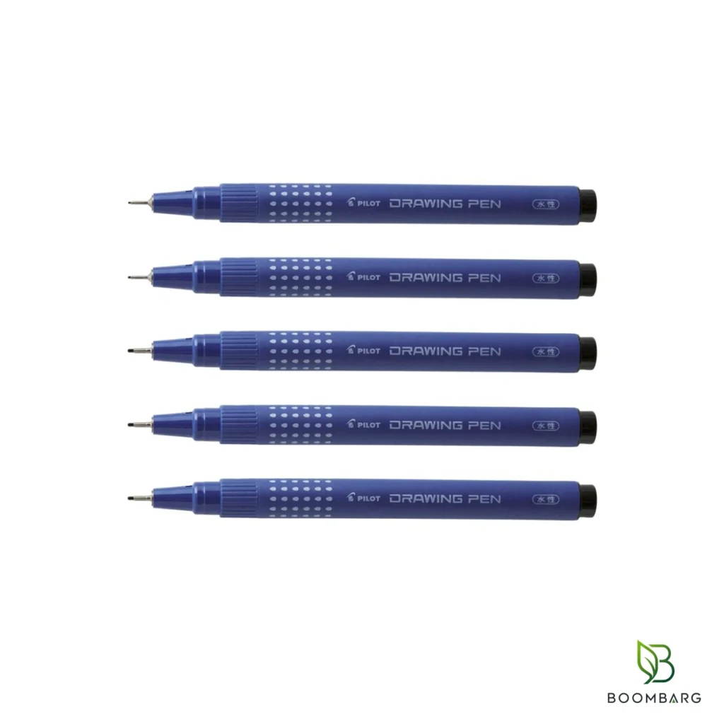 ست راپید پایلوت Pilot Drawing Pen مشکی 5 عددی - بومبرگ
