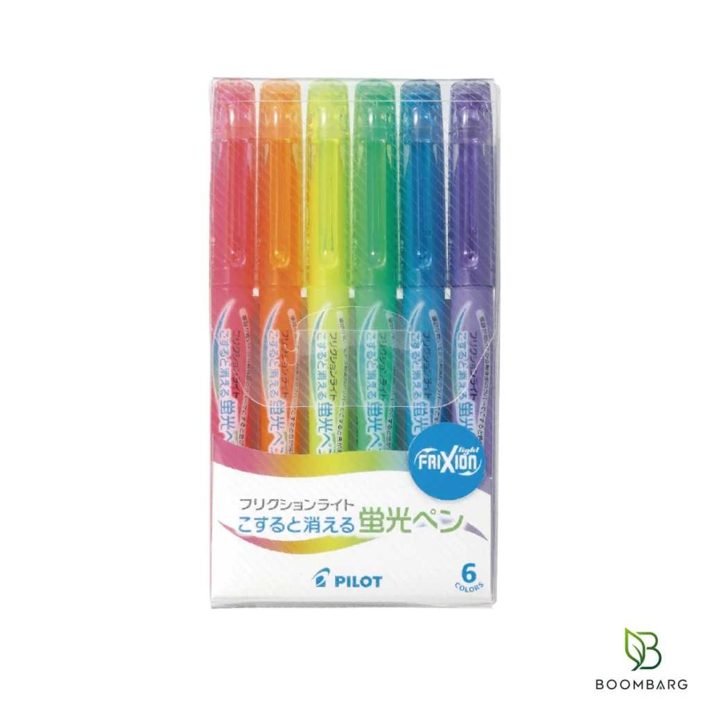 ماژیک هایلایتر پاک‌شونده پایلوت FriXion Light بسته شش رنگ