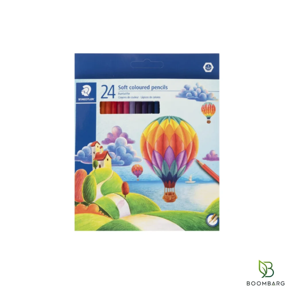 مداد رنگی 24 رنگ استدلر مدل 143C24LJ - بومبرگ