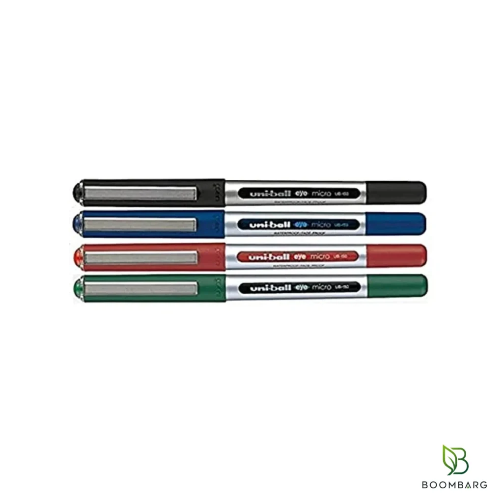 روان نویس یونی‌بال Eye Micro مدل UB-150 نوک 0.5 میلی‌متر در چهار رنگ مشکی، آبی، قرمز و سبز - بومبرگ