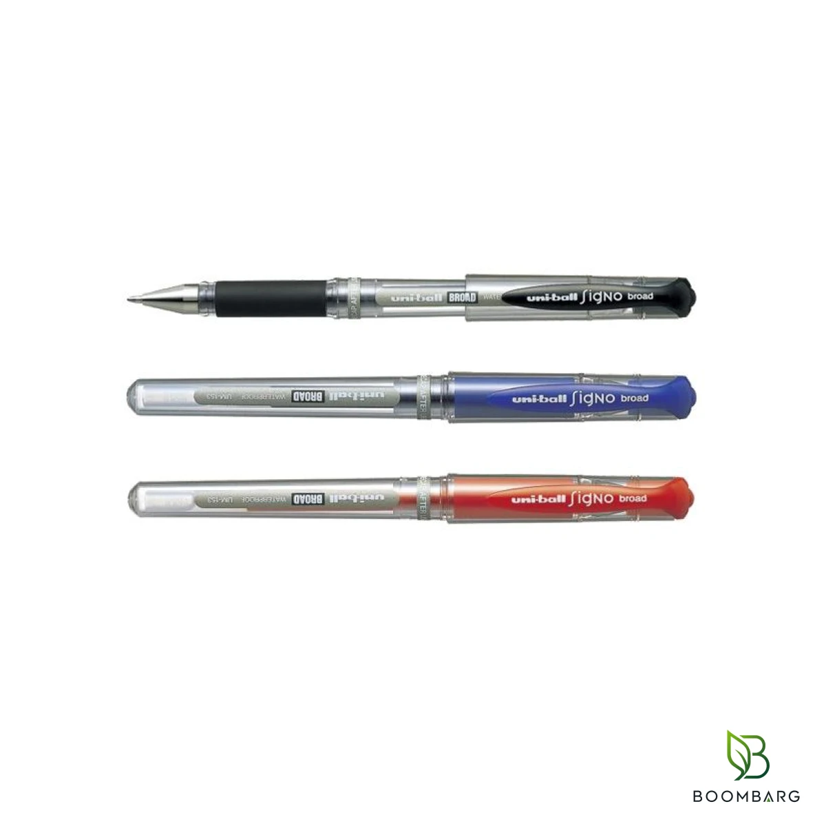 boombarg-uniball-signo-broad-um153-main روان نویس ژلهای یونیبال Signo Broad مدل UM-153 نوک 1.0 میلیمتر در سه رنگ مشکی، آبی و قرمز - بومبرگ