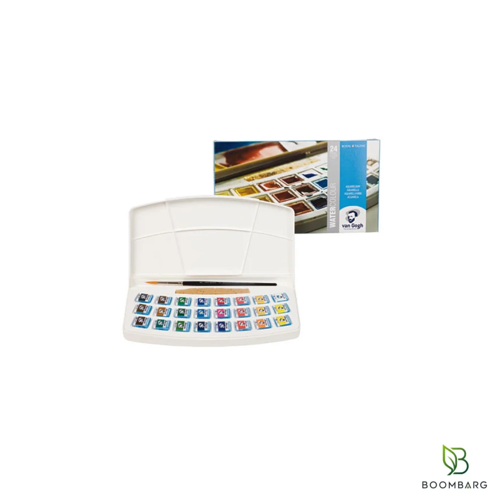 آبرنگ 24 رنگ ون گوگ Plastic Case کد 20808624 - بومبرگ